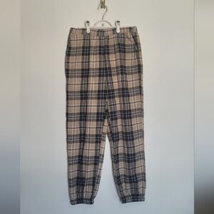 A plaid joggers by Shein